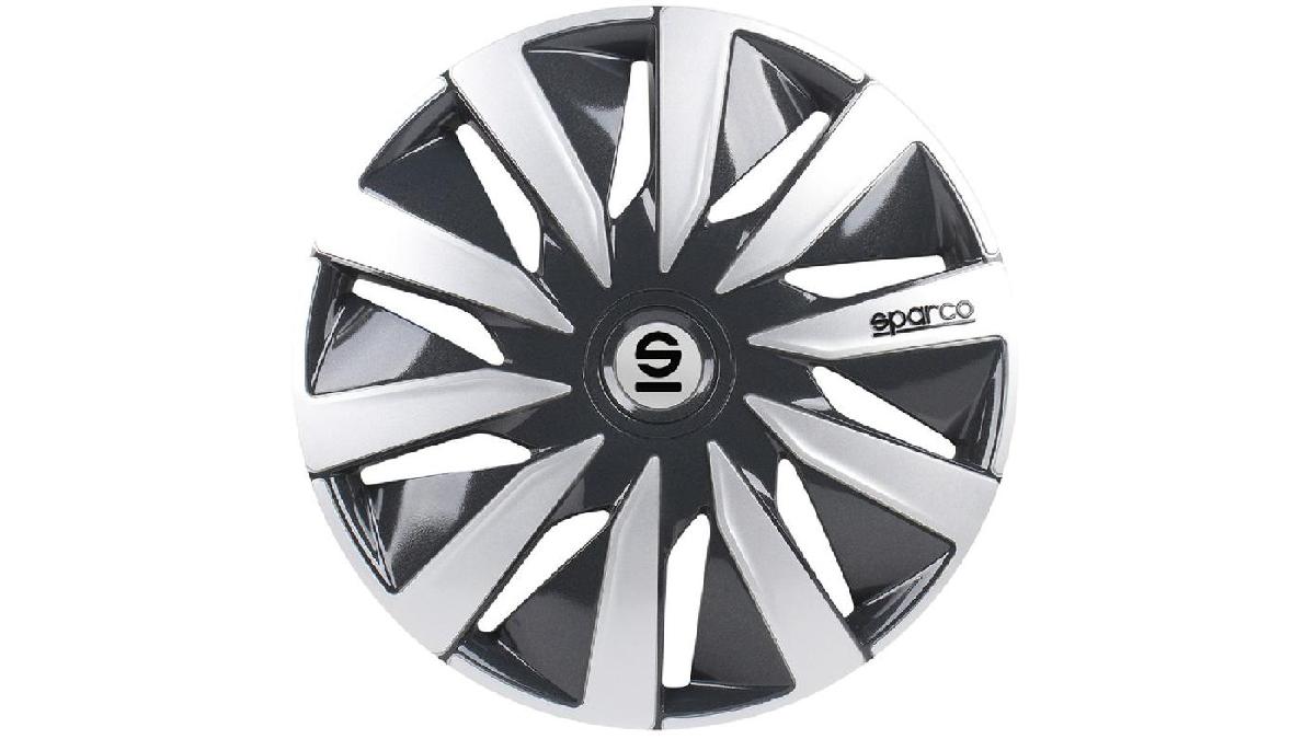 Enjoliveur+Sparco+Lazio+14+pouces+gris%2Fargent+%28%C3%A0+l%27unit%C3%A9%29